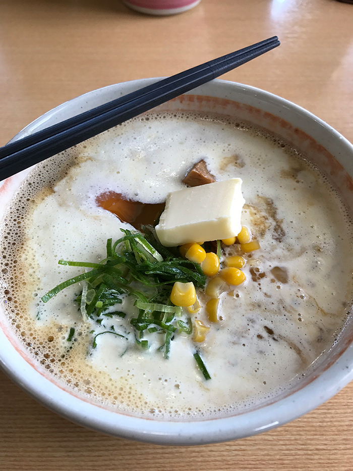 ハマグリのクリームチーズラーメン